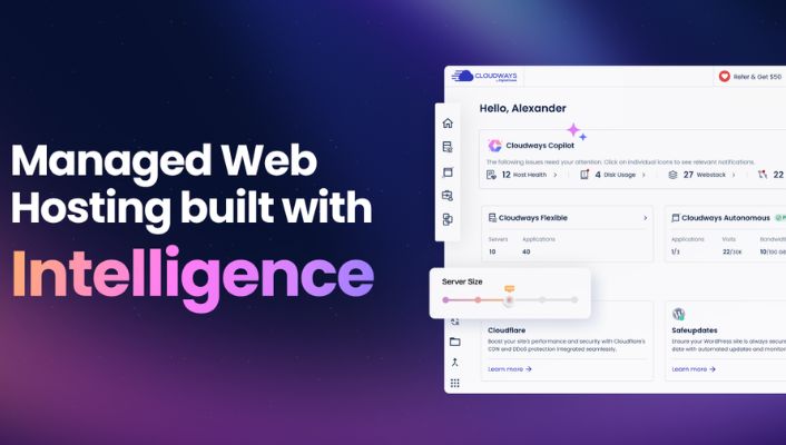 Cloudways managed cloud hosting homepage Cloudways managed cloud hosting homepage