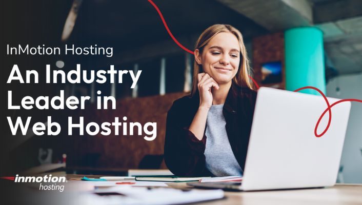 InMotion Hosting web hosting provider homepage InMotion Hosting web hosting provider homepage