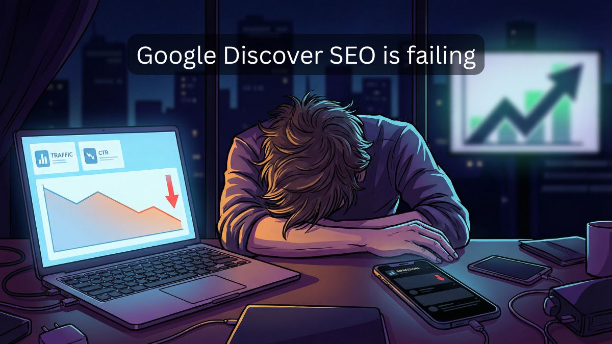 Cover image for the article: Why Your Google Discover SEO Is Failing