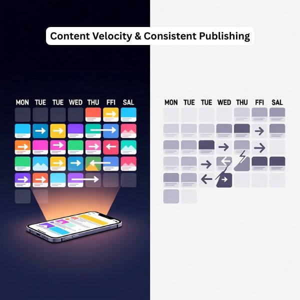 Content Velocity & Consistent Publishing Content Velocity & Consistent Publishing