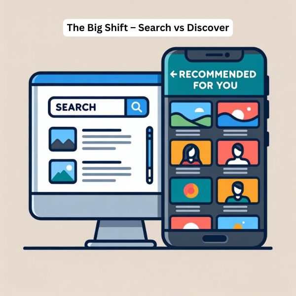 The Big Shift – Search vs Discover The Big Shift – Search vs Discover